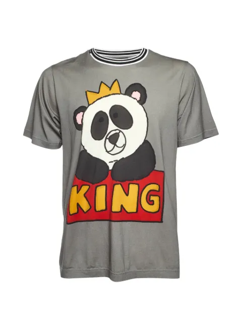 Dolce & Gabbana Pre-Owned Panda King graphic T-shirt