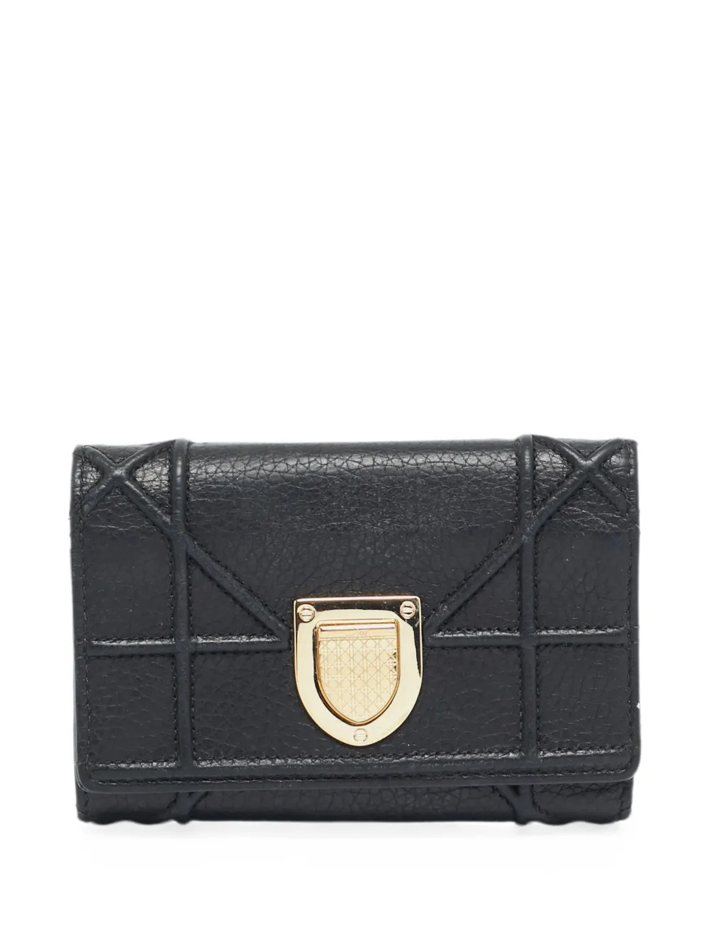 Christian Dior Pre-Owned 2017 Diorama Cannage wallet - Schwarz