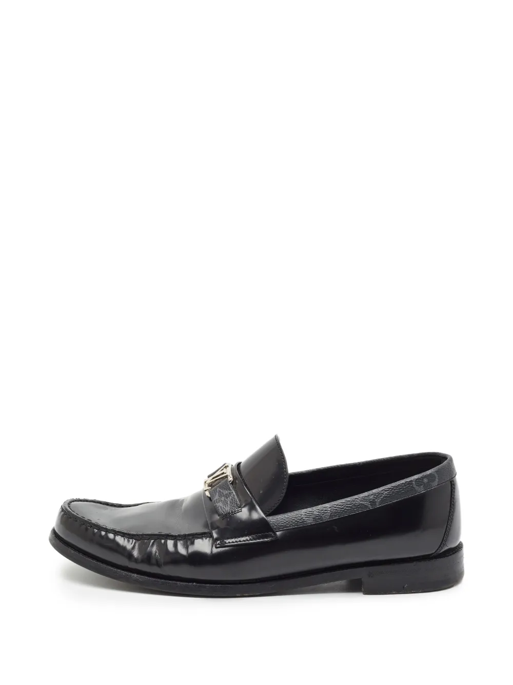 Louis Vuitton Pre-Owned Major Monogram canvas loafers - Nero