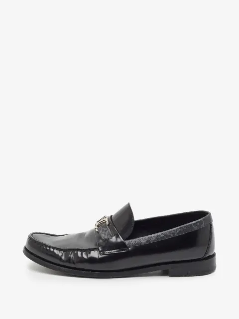 Louis Vuitton Pre-Owned Major Monogram canvas loafers