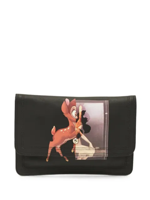Givenchy Pre-Owned 밤비 프린트 레더 클러치
