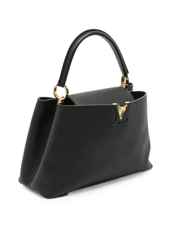 Louis Vuitton ブラックハンドバッグ　カプシーヌ Louis Vuitton Pre-Owned 2018 カプシーヌ MM ハンドバッグ | ブラック
