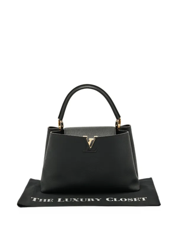 Louis Vuitton Pre-Owned 2018 カプシーヌ MM ハンドバッグ | ブラック