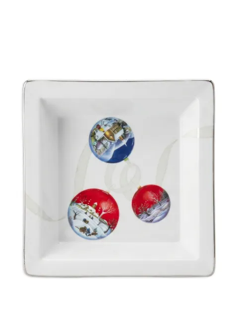 GINORI 1735 bauble-print square tray