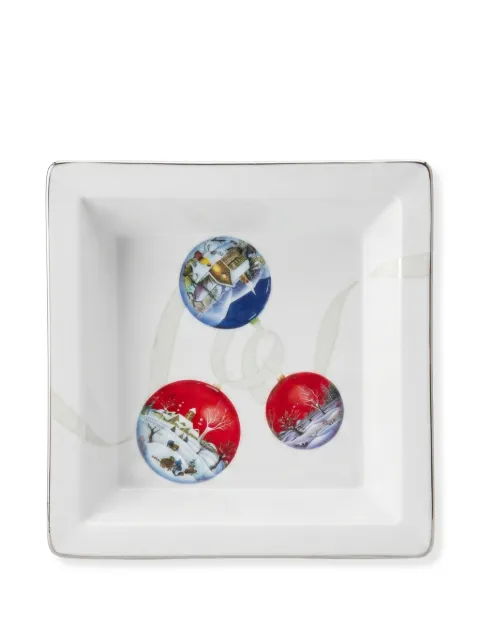 GINORI 1735 bauble-print square tray