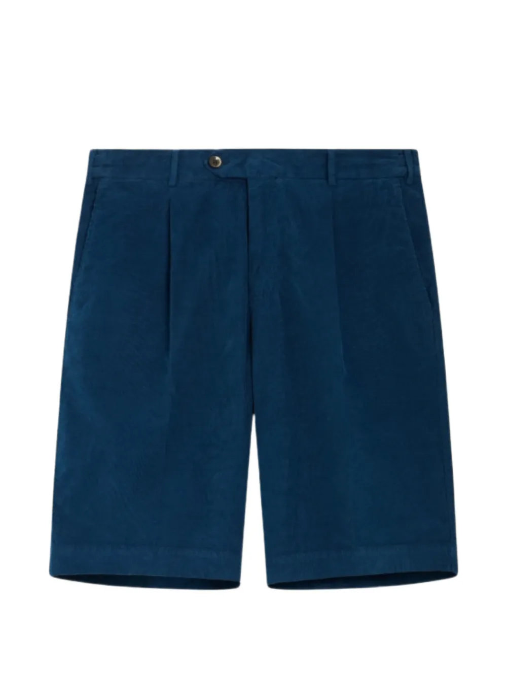 PT Torino pleated corduroy shorts - Blue