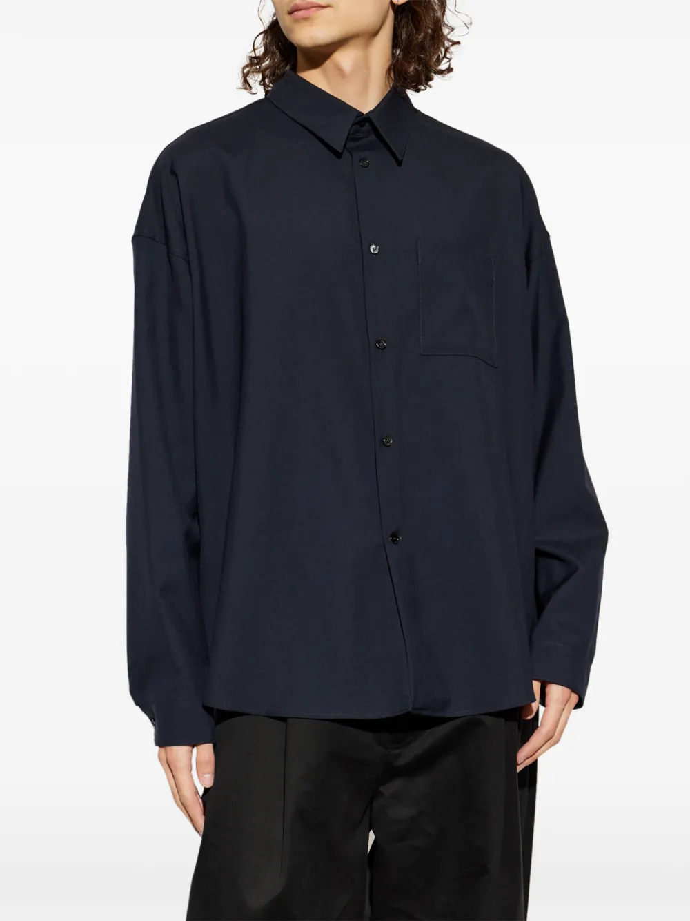 Marni Overhemd met borstzak Blauw