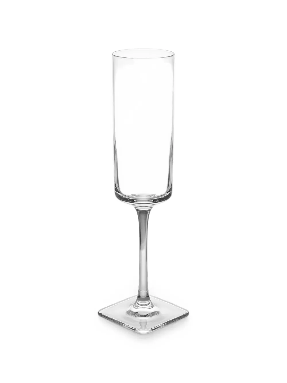 GINORI 1735 square-base glasses (set of six) - Bianco