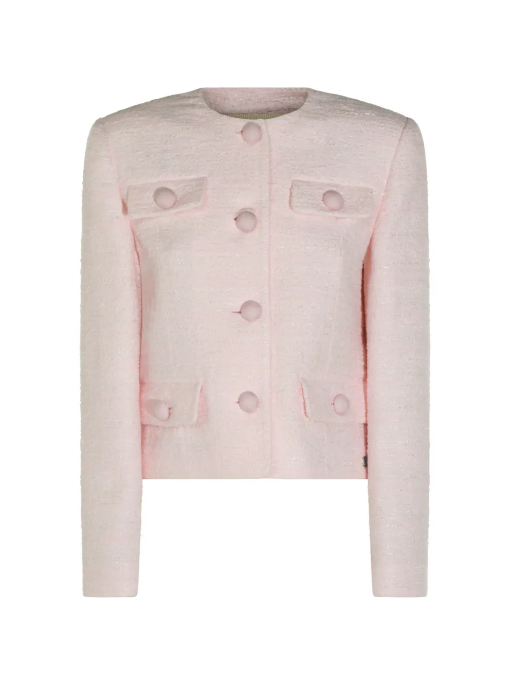 Valentino Garavani tweed button-up jacket - Rosa