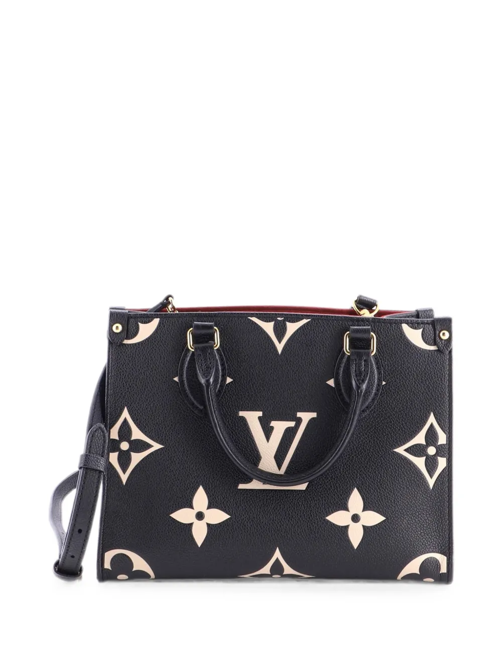 Louis Vuitton Pre-Owned OnTheGo Bicolor Monogram Empreinte Giant PM tote bag - Black