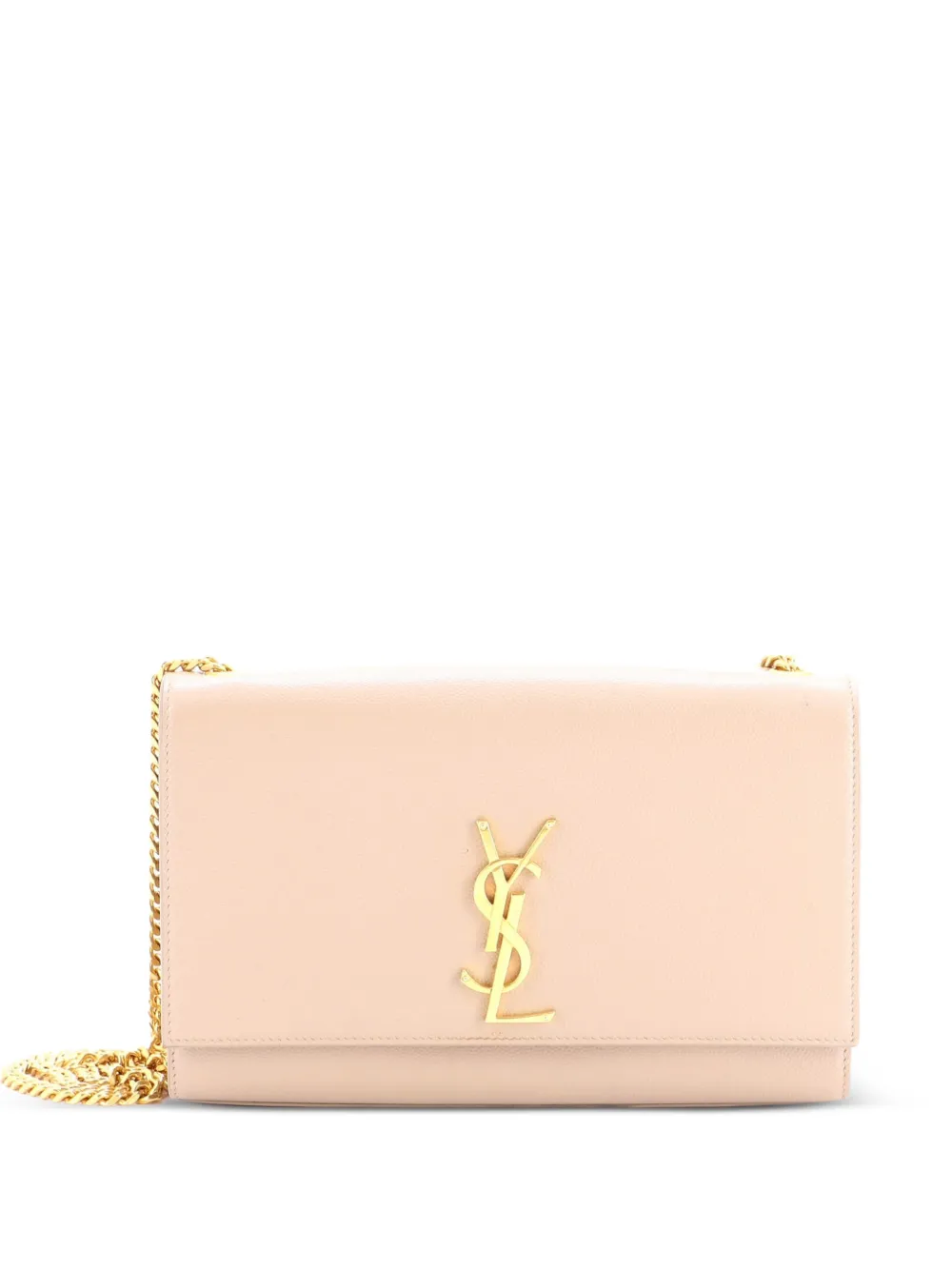 Saint Laurent Pre-Owned Classic Monogram Grainy Leather Medium crossbody bag - Neutrals