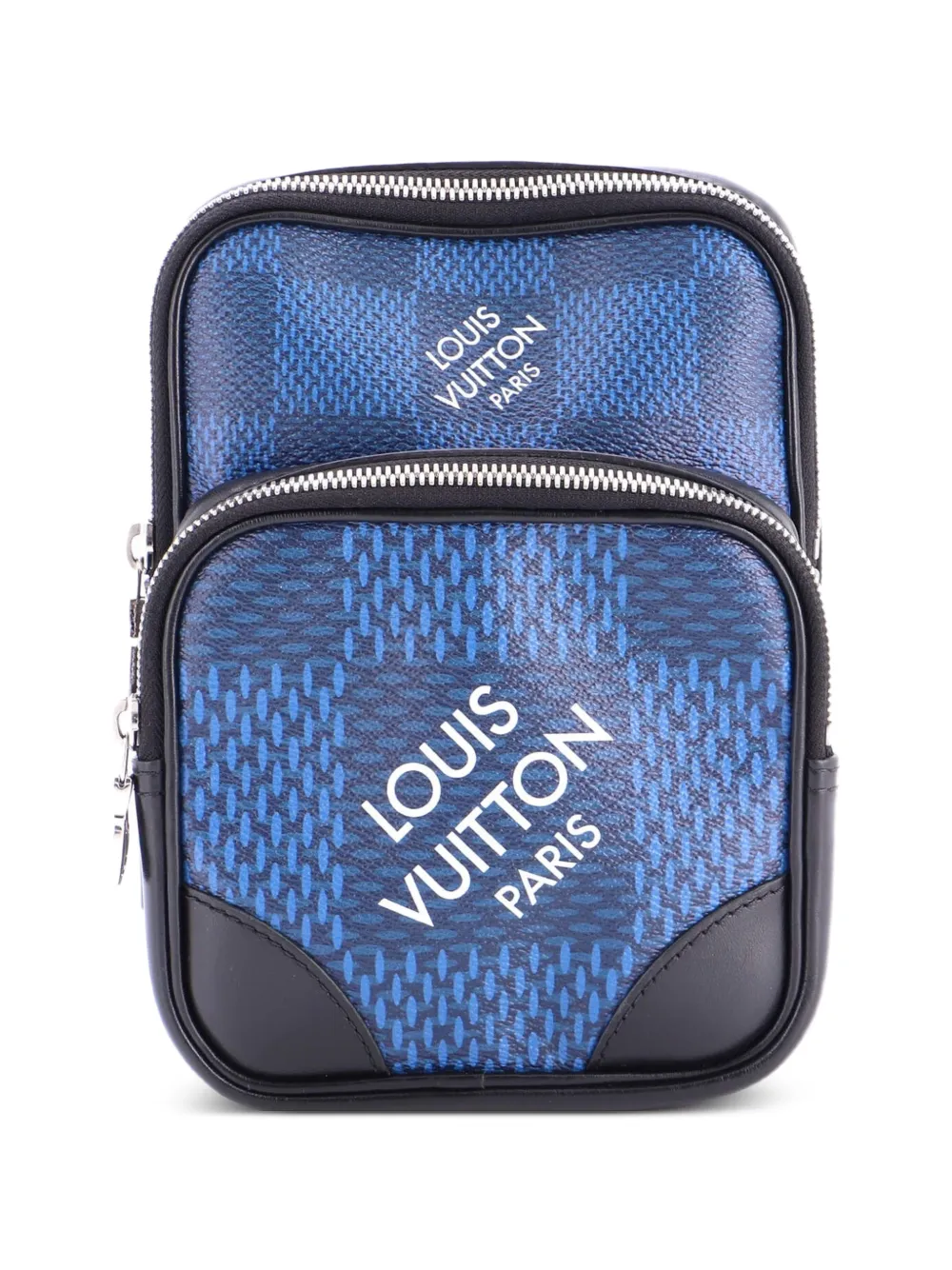 Louis Vuitton Pre-Owned Amazone Sling Bag Limited Edition Damier Graphite 3D crossbody bag - Blau