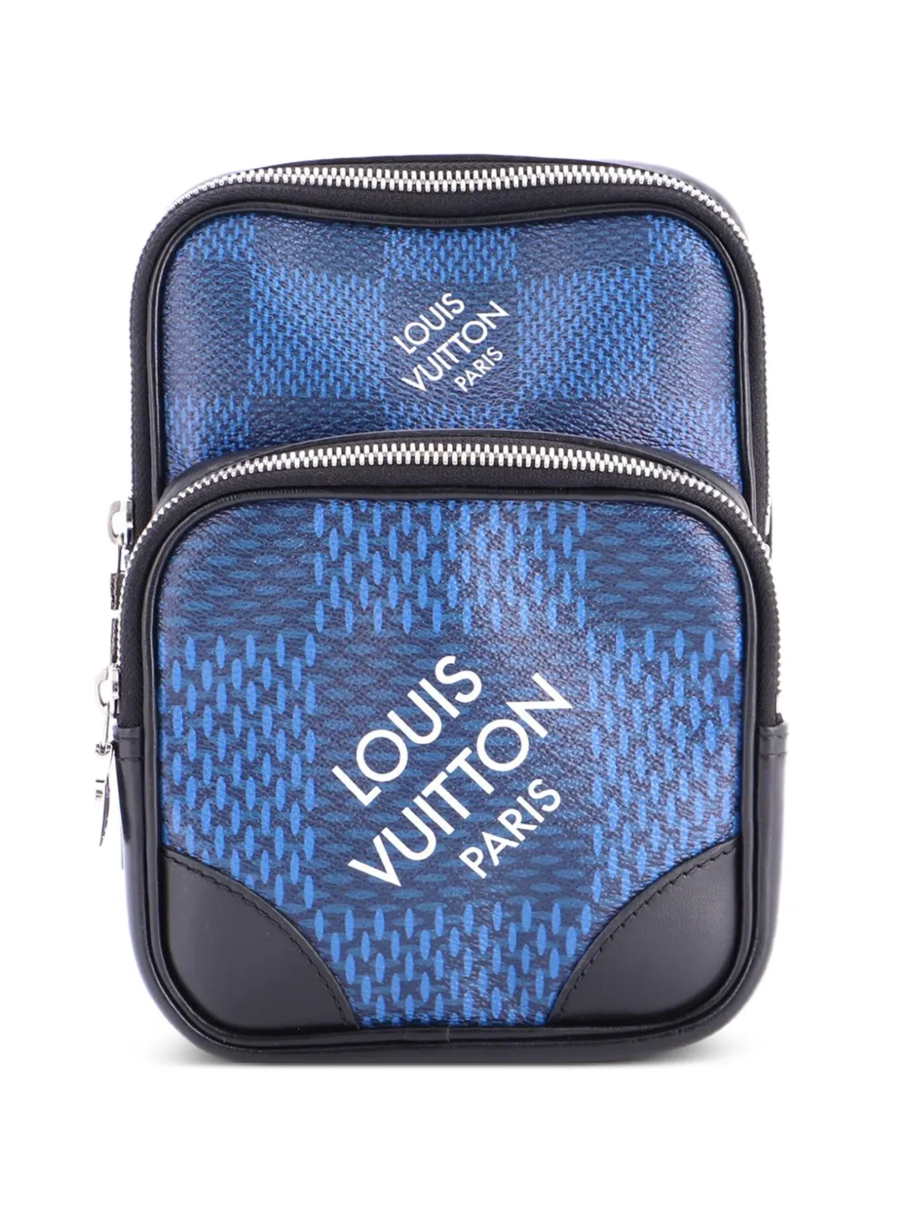 Louis Vuitton Pre-Owned Amazone Sling Bag Limited Edition Damier Graphite 3D crossbody bag - Blue