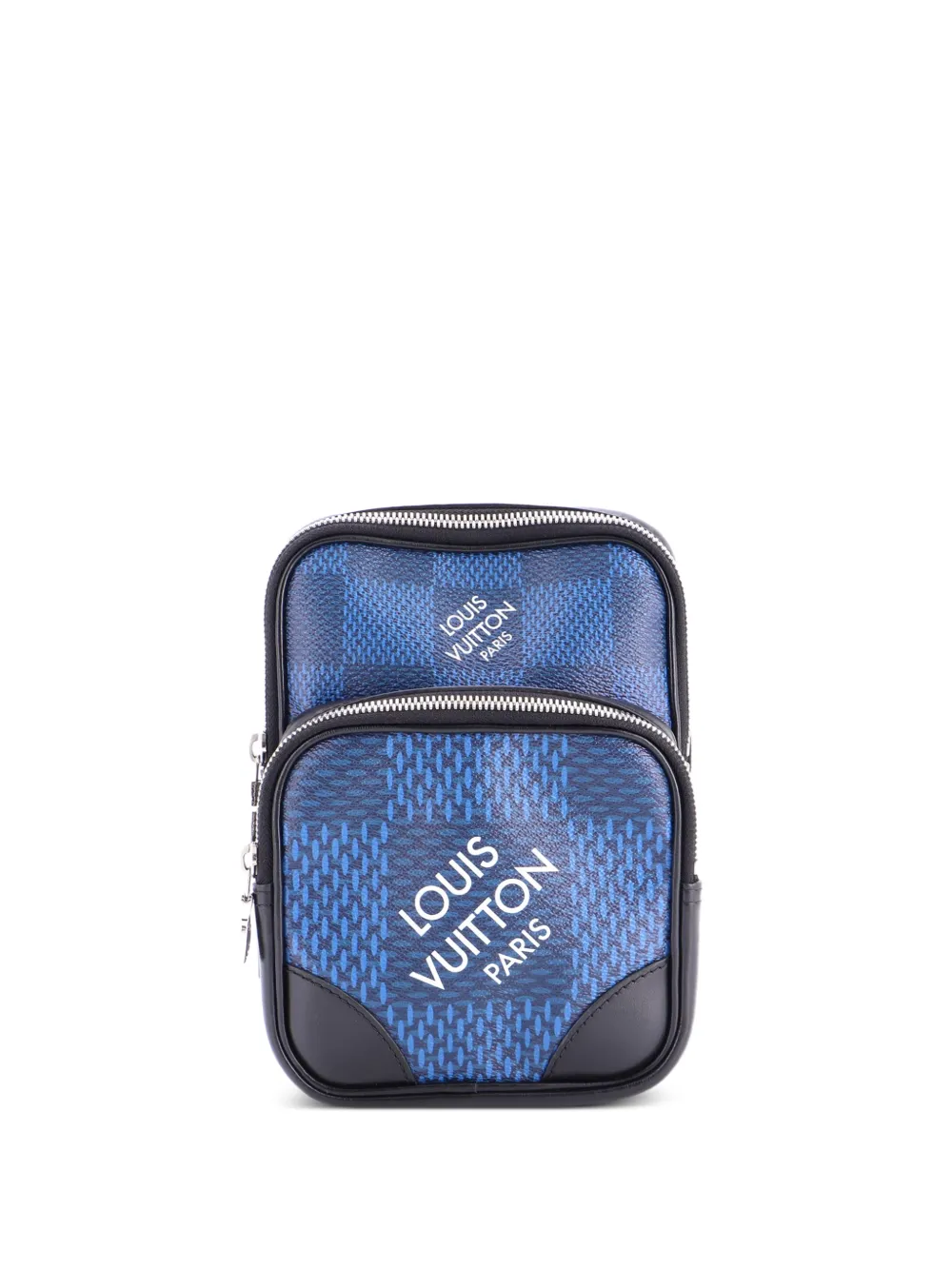 Louis Vuitton Pre-Owned Amazone Sling Bag Limited Edition Damier Graphite 3D crossbody bag - Blu