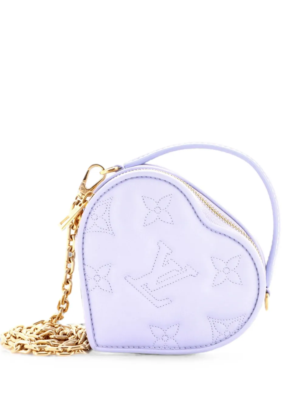 Louis Vuitton Pre-Owned Pop My Heart Pouch Bag Bubblegram Leather crossbody bag - Violett