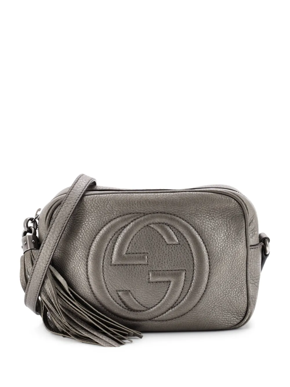 Gucci Pre-Owned Soho Disco Leather Small crossbody bag - Grigio