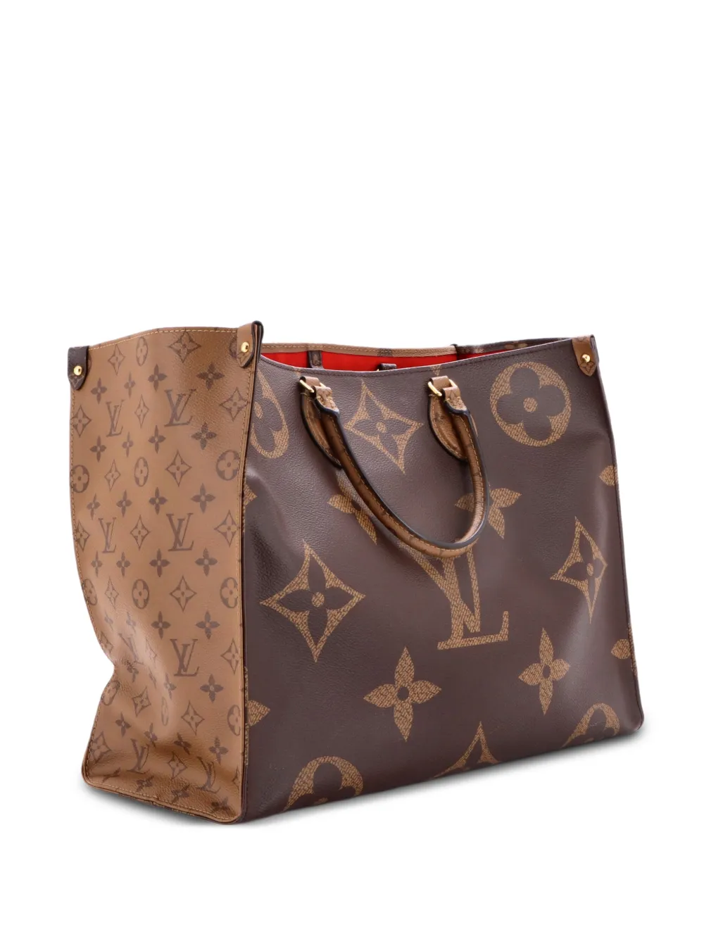 Louis Vuitton Pre-Owned Borsa tote OnTheGo Reverse Monogram Giant GM - Marrone
