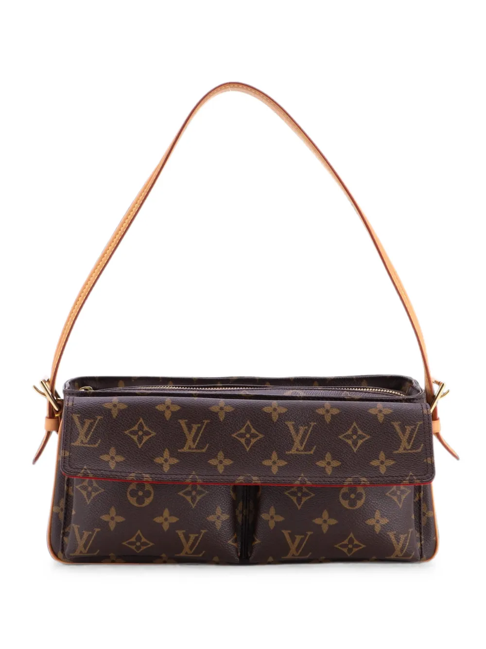 Louis Vuitton Pre-Owned Viva Cite Handbag Monogram Canvas MM shoulder bag - Brown