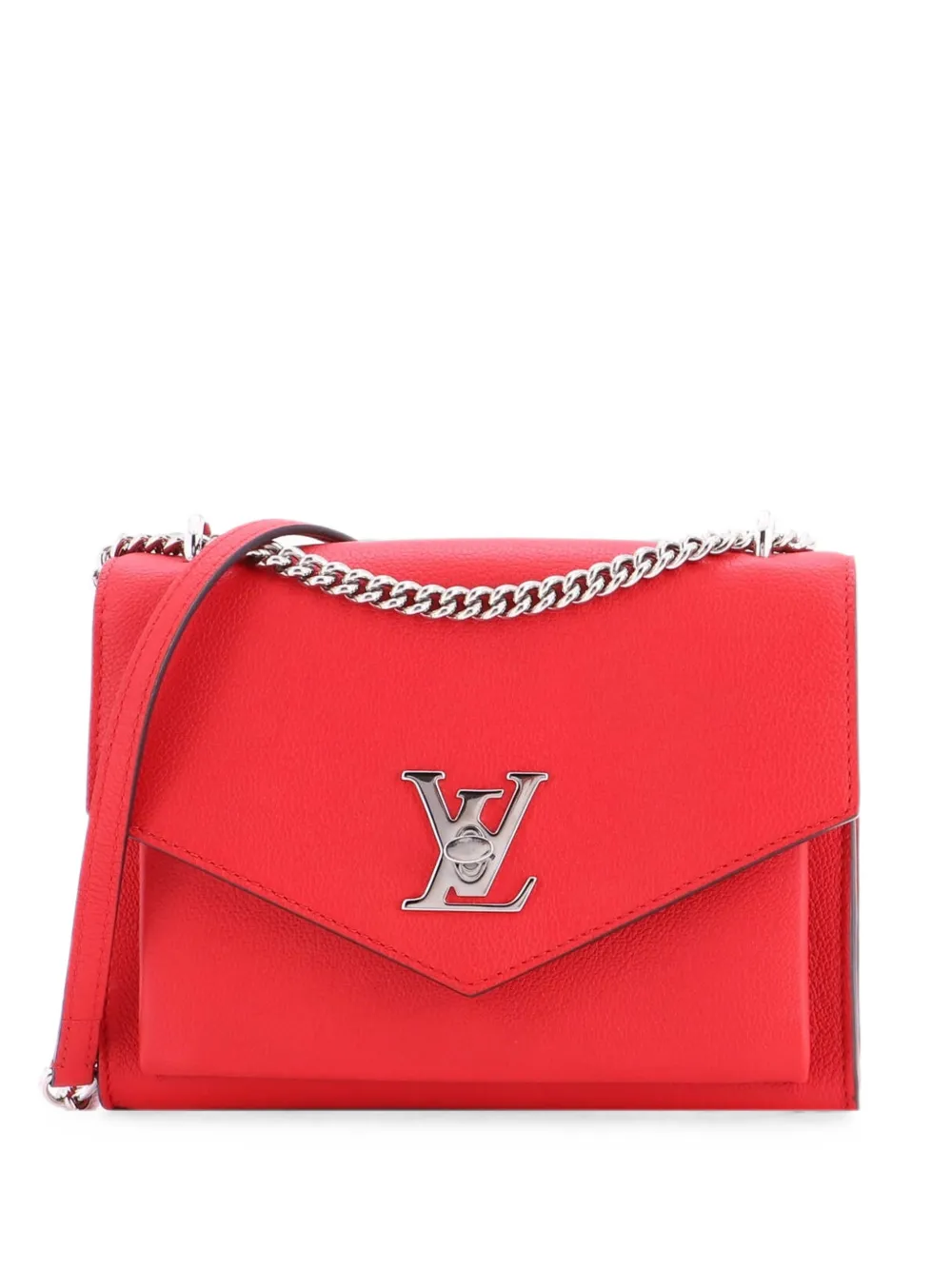 Louis Vuitton Pre-Owned Mylockme Monochrome Handbag Leather BB shoulder bag - Rosso