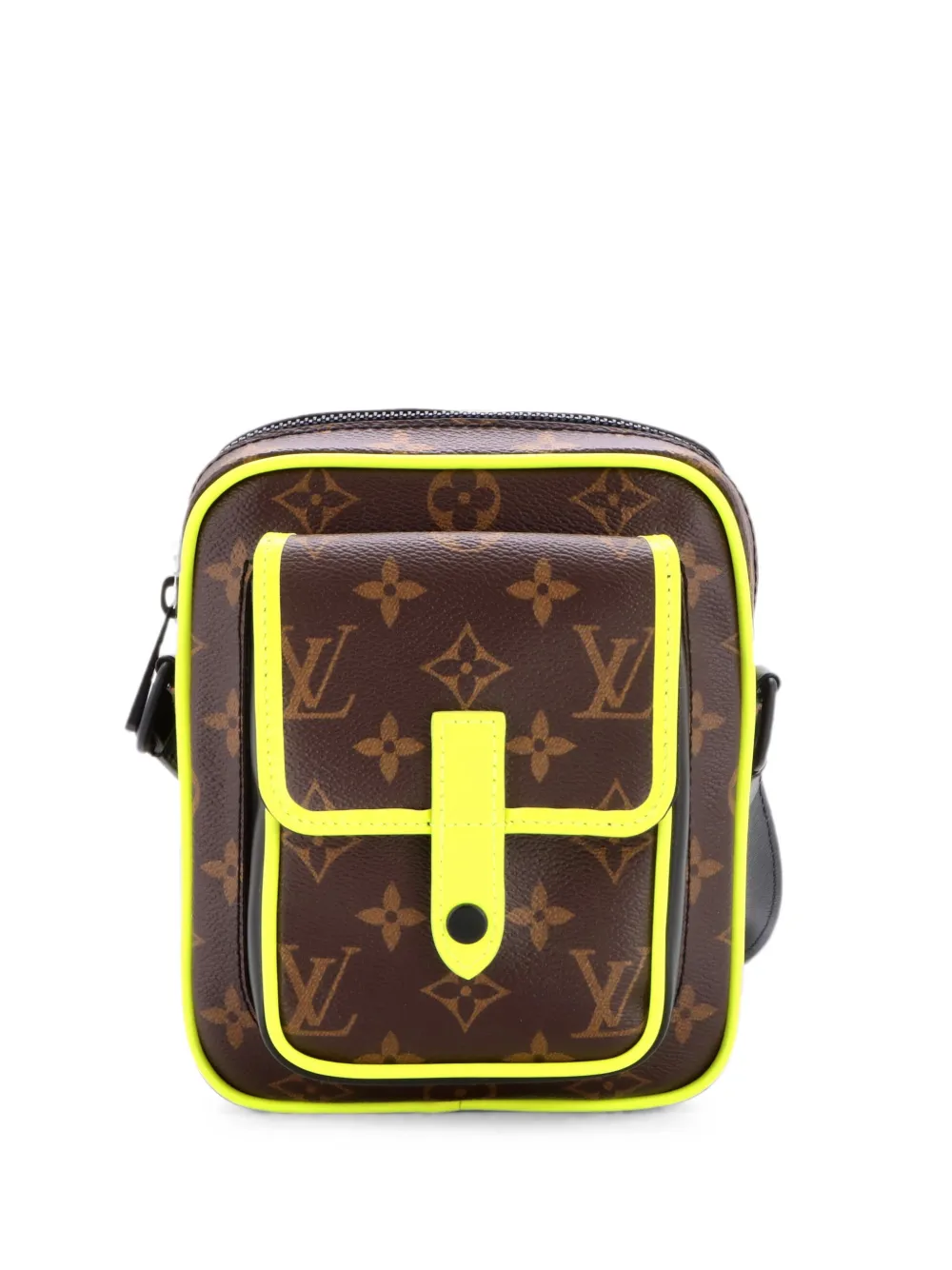 Louis Vuitton Pre-Owned Christopher Wearable Wallet Macassar Monogram Canvas crossbody bag - Schwarz