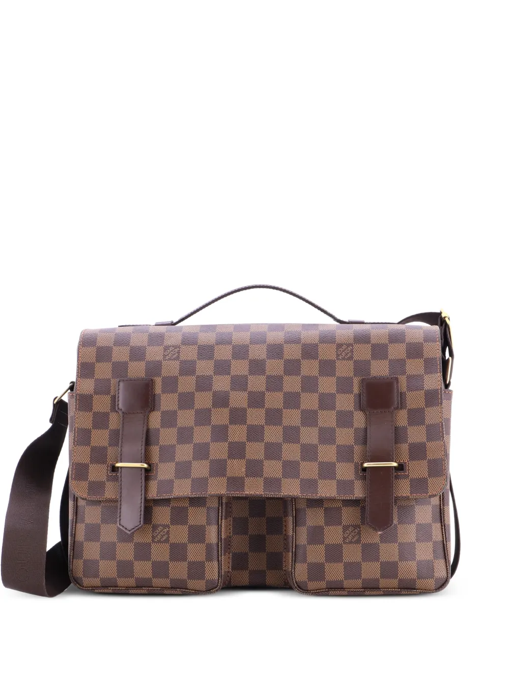 Louis Vuitton Pre-Owned Broadway Bag Damier crossbody bag - Brown