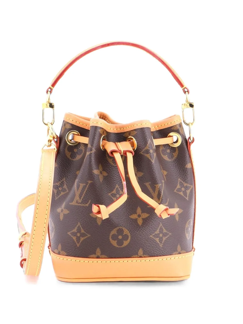 Louis Vuitton Pre-Owned Borsa a secchiello Noe NM in tela con monogramma - Marrone