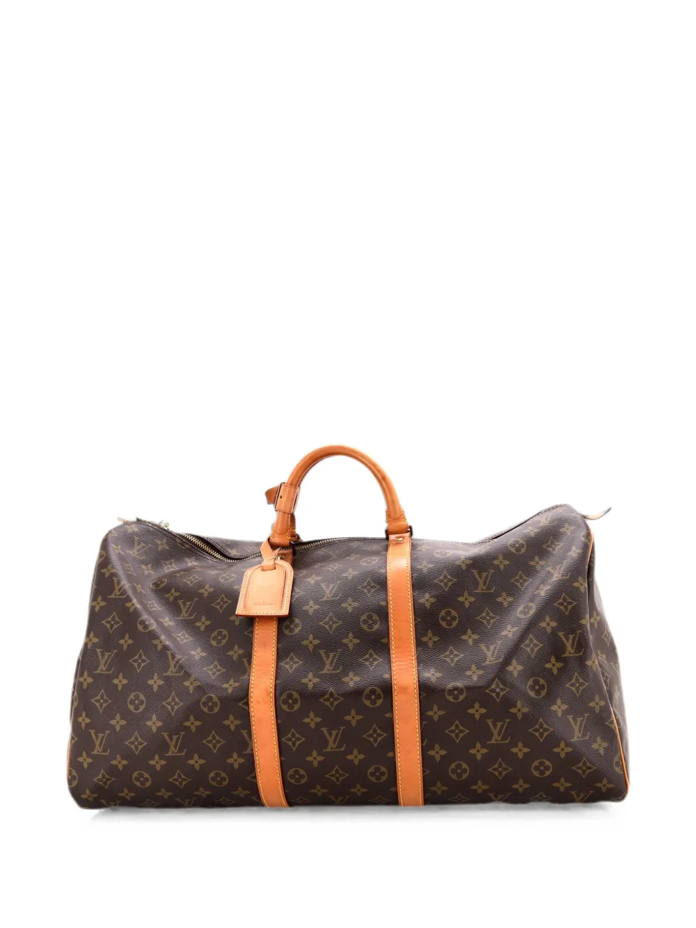 Louis Vuitton Pre-Owned Keepall Bag Monogram Canvas 55 travel bag - Brown