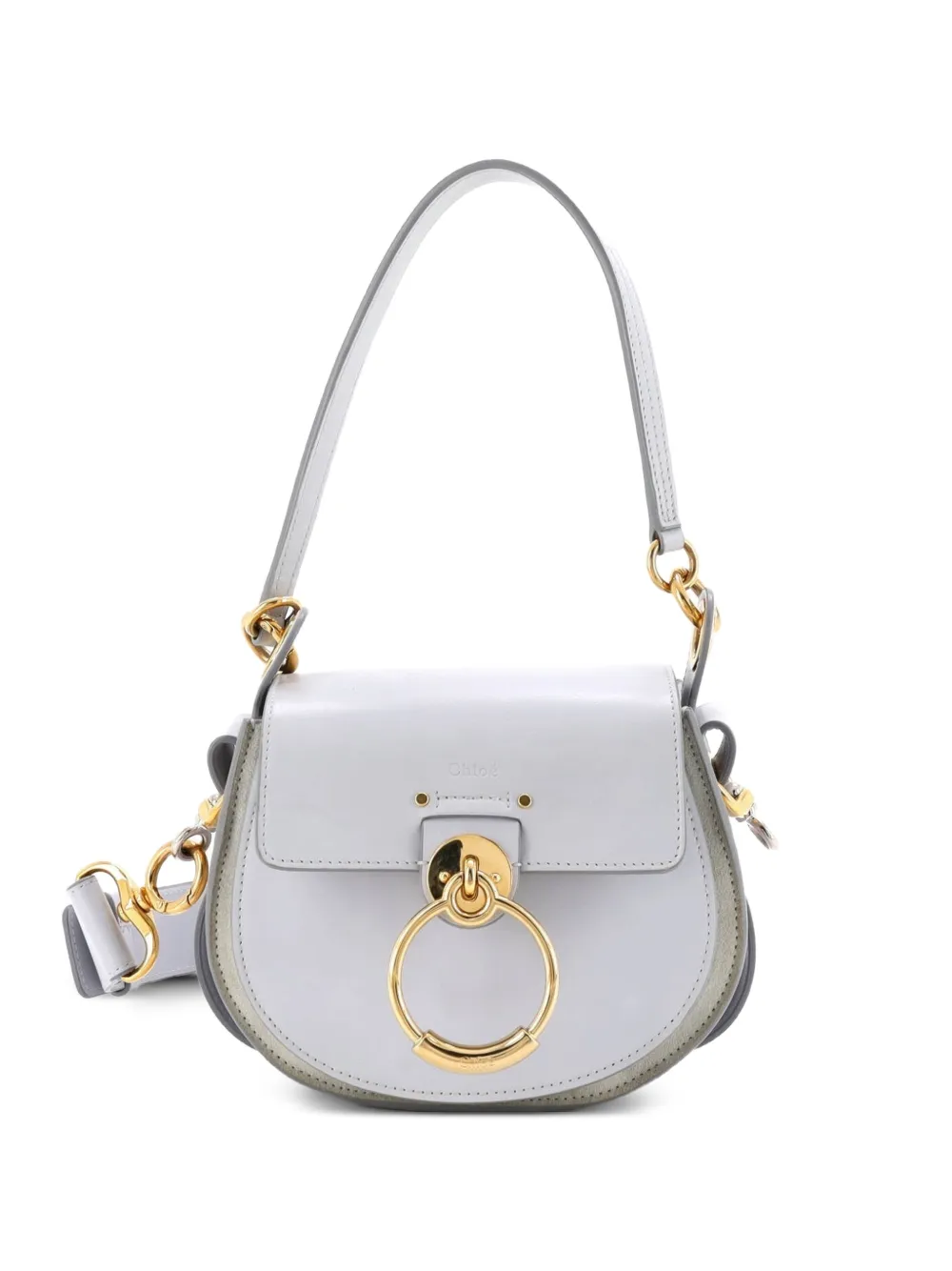 Chloé Pre-Owned Tess Bag Leather Small shoulder bag - Blu