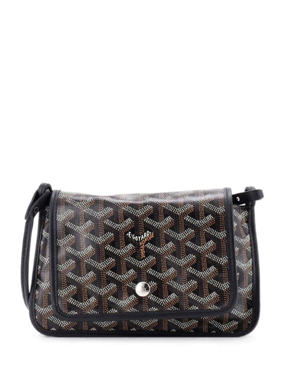 Goyard Pre-Owned Plumet Clutch Wallet Coated Canvas crossbody bag - Schwarz