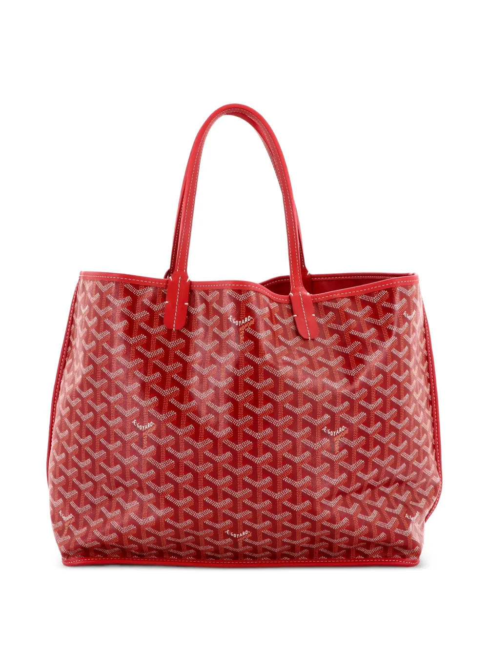 Goyard Pre-Owned Borsa tote Anjou PM reversibile in tela cerata - Rosso