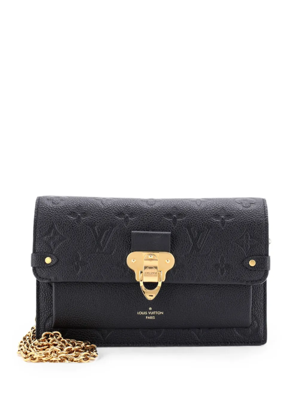 Louis Vuitton Pre-Owned Vavin Chain Wallet NM Monogram Empreinte Leather crossbody bag - Nero