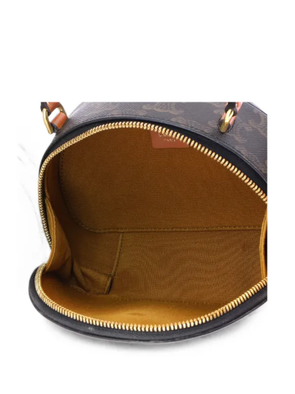 Celine Pre-Owned ハーフムーン ケース トリオンフ コーテッド