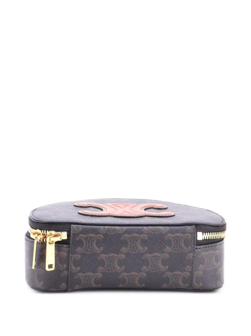 Celine Pre-Owned ハーフムーン ケース トリオンフ コーテッド