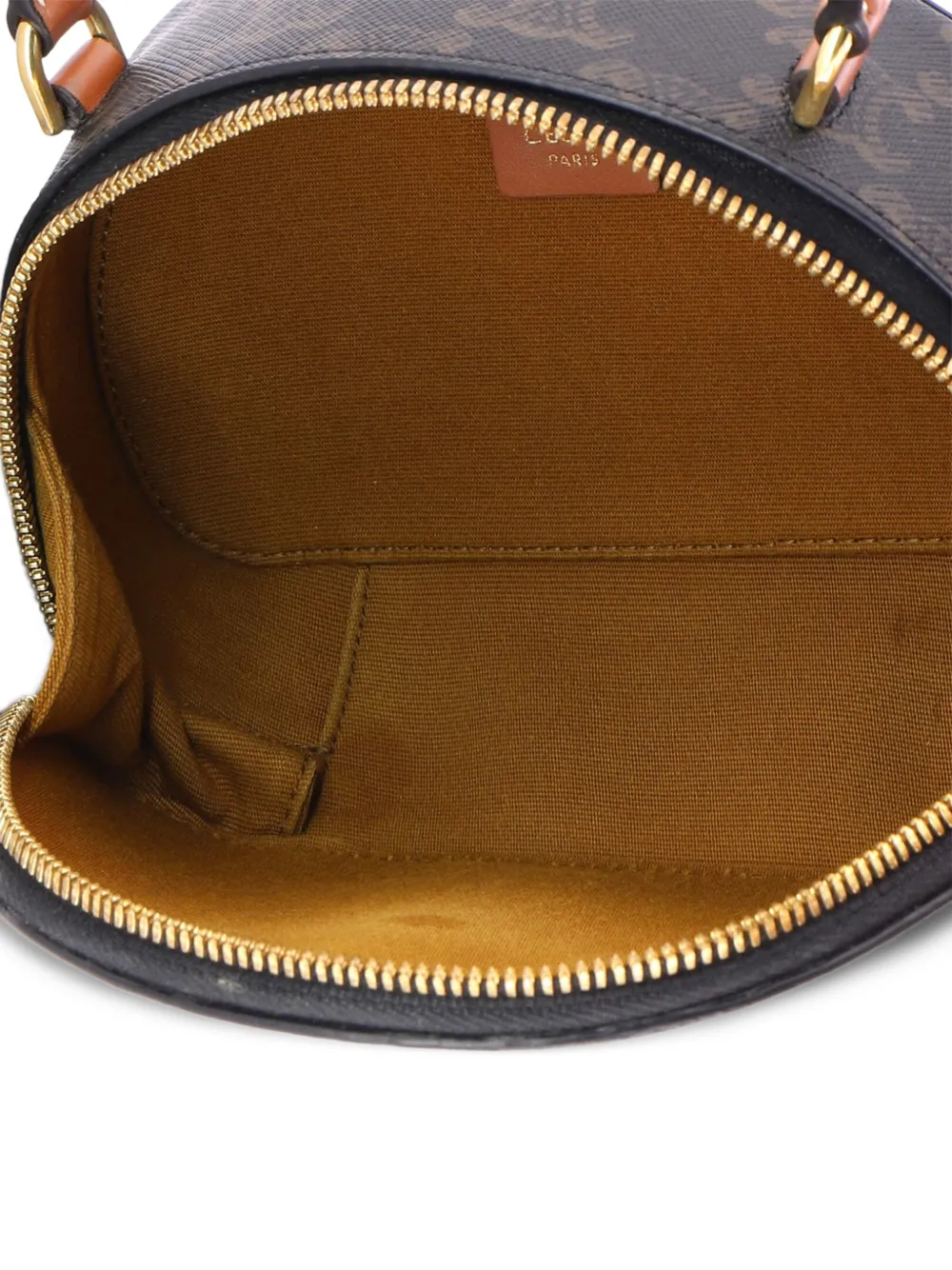 Celine Pre-Owned ハーフムーン ケース トリオンフ コーテッド