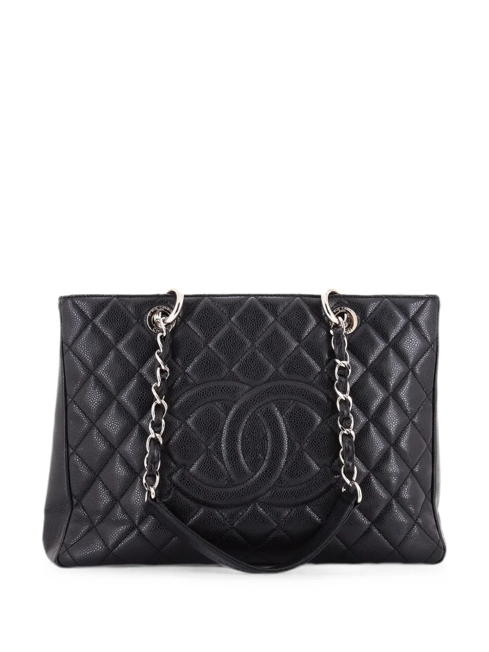 CHANEL Pre-Owned Grand Shopping Quilted Caviar tote bag - Black