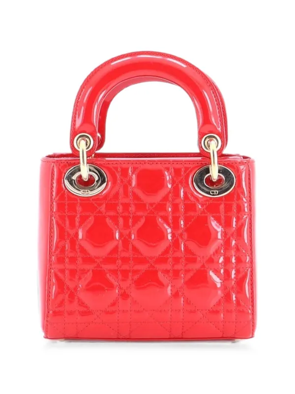 Christian Dior Pre-Owned レディ ディオール バッグ カナージュ 