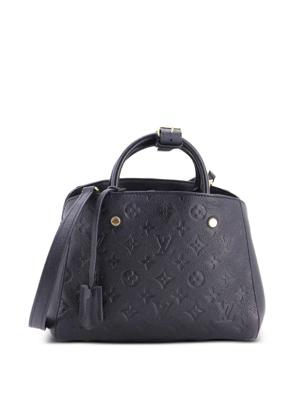 Louis Vuitton Pre-Owned Montaigne Handbag Monogram Empreinte Leather BB satchel - Blau
