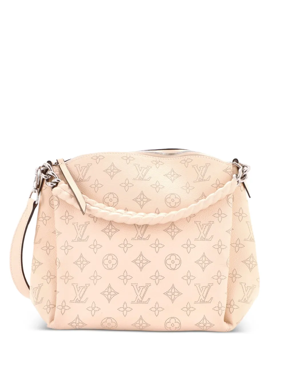 Louis Vuitton Pre-Owned Babylone Handbag Mahina Leather BB hobo bag - Nude