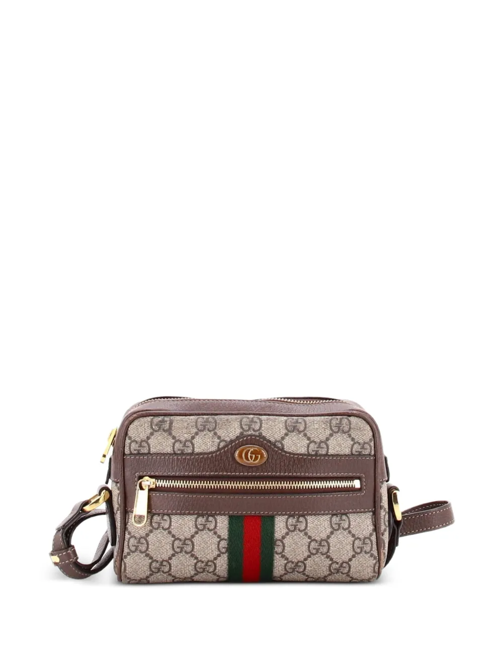 Gucci Pre-Owned Ophidia Shoulder Bag GG Coated Canvas Mini crossbody bag - Marrone