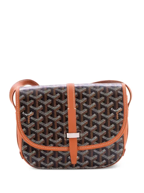 Goyard Pre-Owned Belvedere III Messenger Bag Coated Canvas with Leather PM crossbody bag