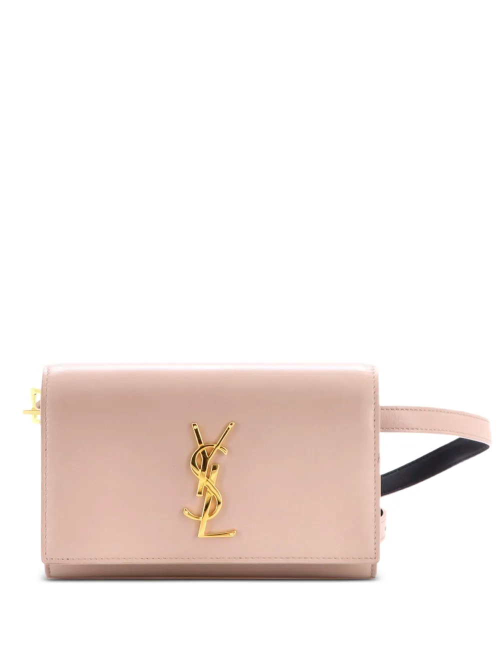 Saint Laurent Pre-Owned Classic Monogram Kate Leather Mini belt bag - Toni neutri