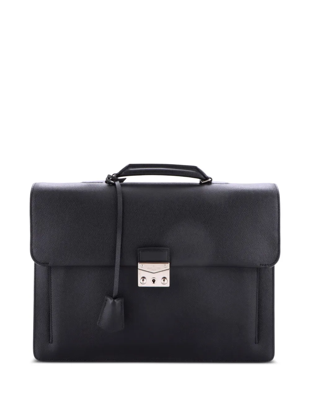 Louis Vuitton Pre-Owned Associe Cartable 2 Briefcase Taiga Leather business bag - Schwarz