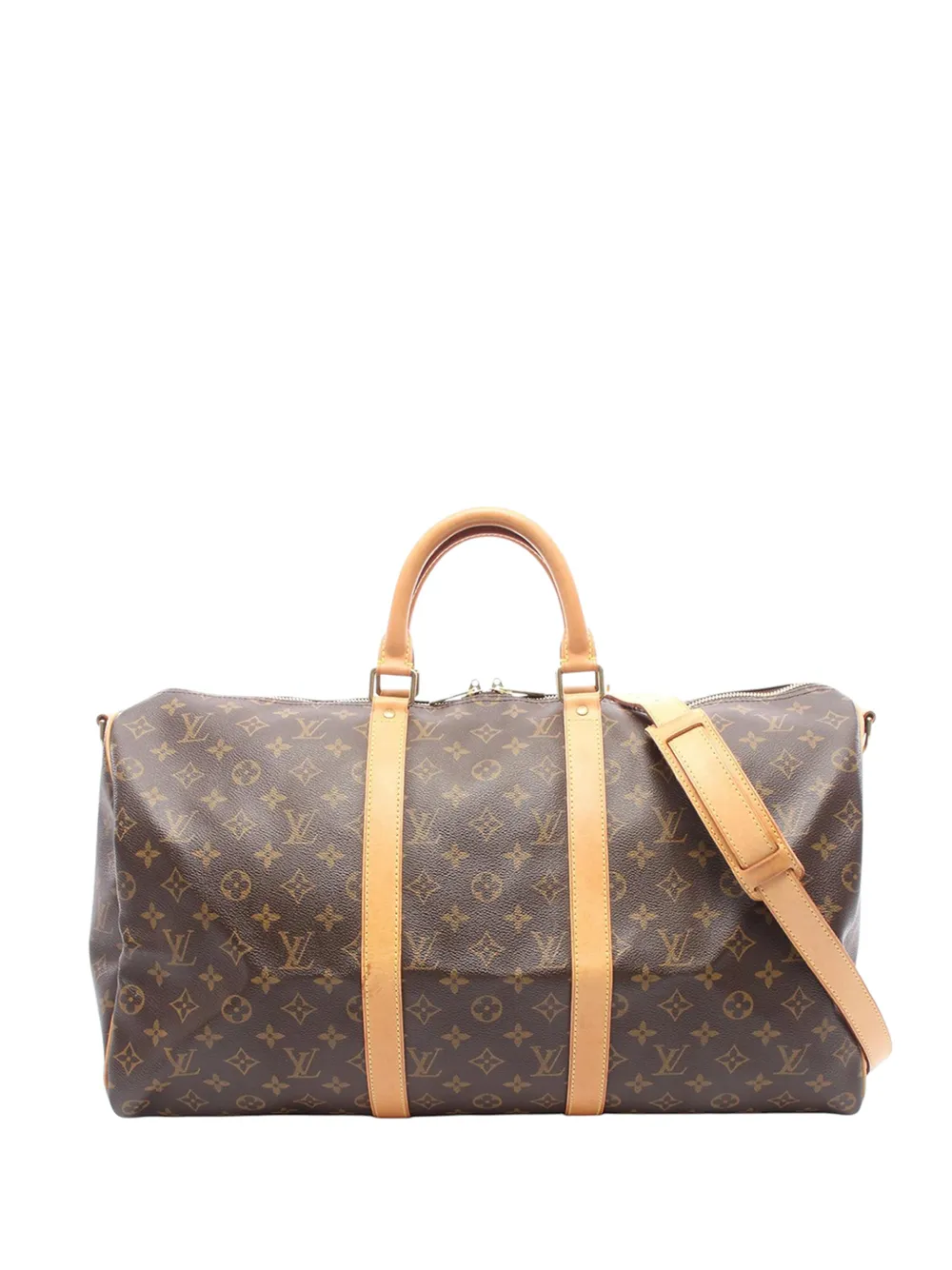 Louis Vuitton Pre-Owned 2002 Monogram Keepall Bandouliere 50 travel bag - Marrone