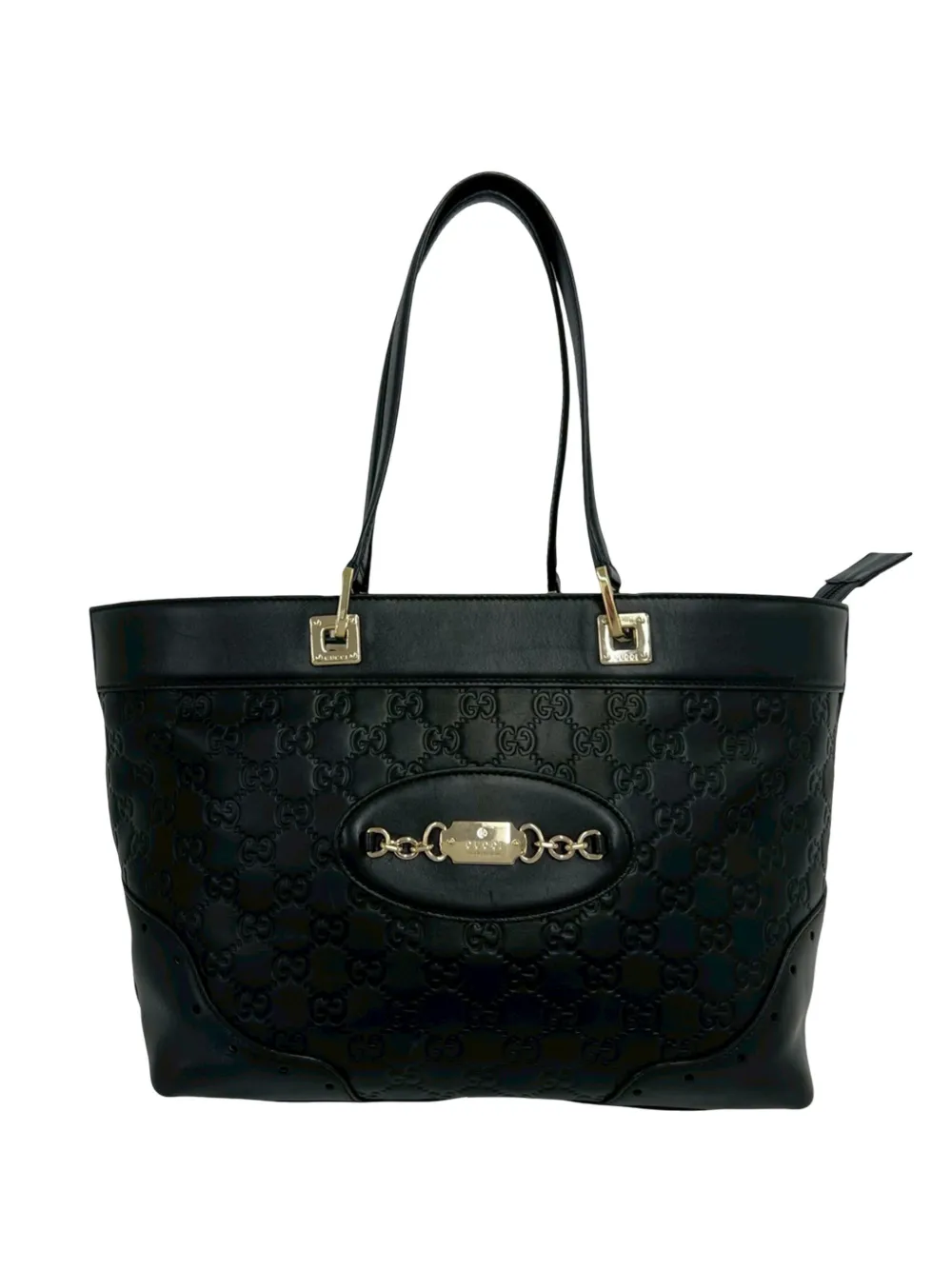 Gucci Pre-Owned 2000-2015 Leather tote bag - Nero