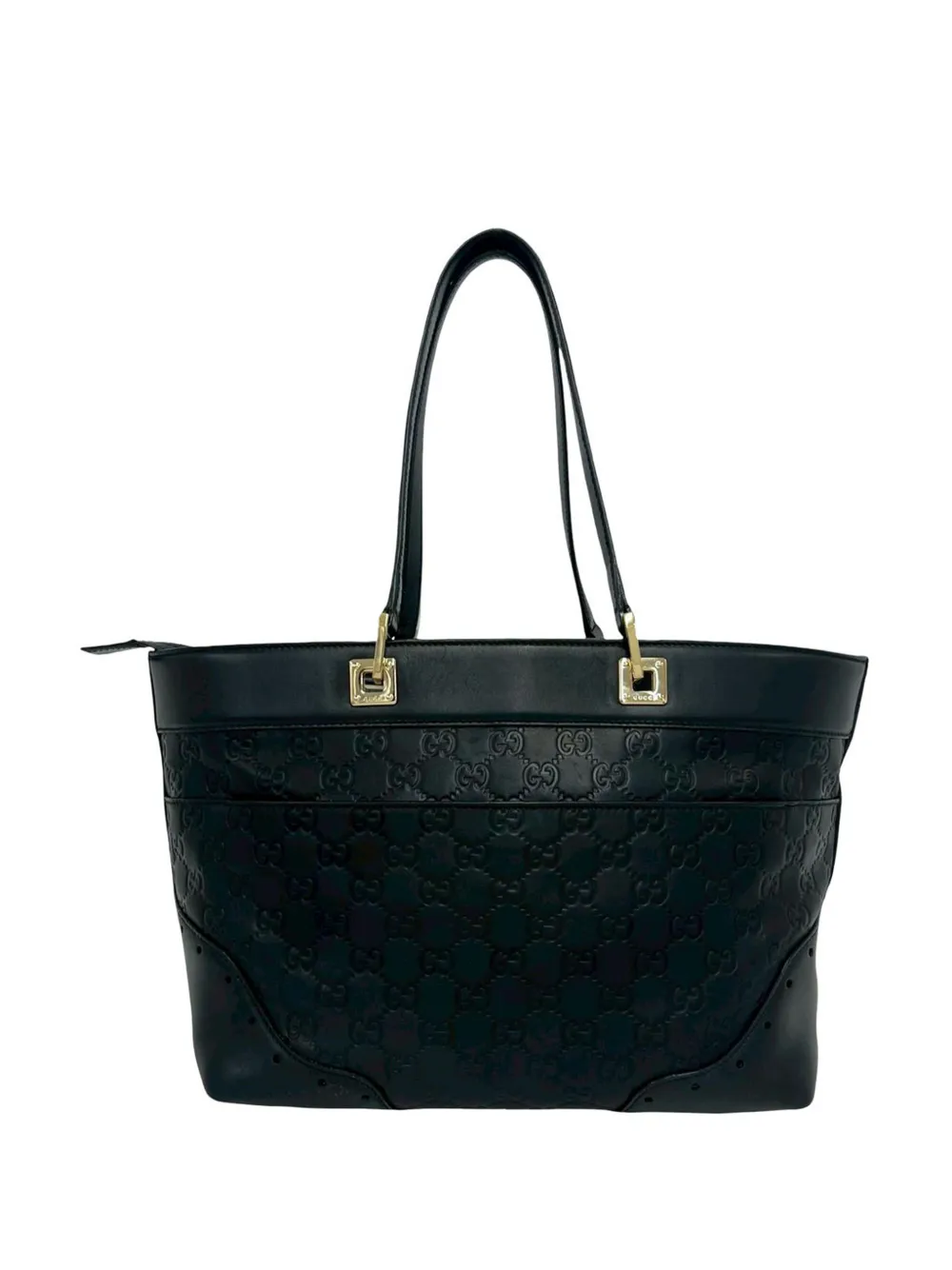  Gucci Pre-owned Bolso Shopper De Piel 2000-2015 - Negro 