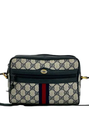 Gucci Pre-Owned 2000-2015 GG デニム ショルダーバッグ | グレー