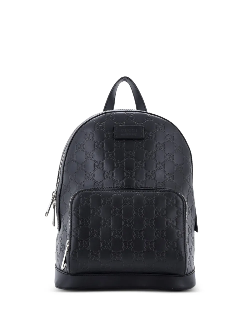 Gucci Pre-Owned Signature Pocket Guccissima Leather Small backpack - Nero