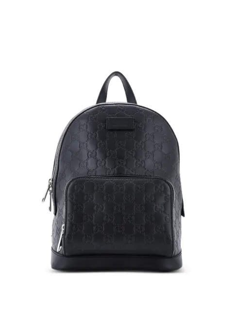 Gucci Pre-Owned mochila Guccissima Signature Pocket pequeña de piel Guccissima