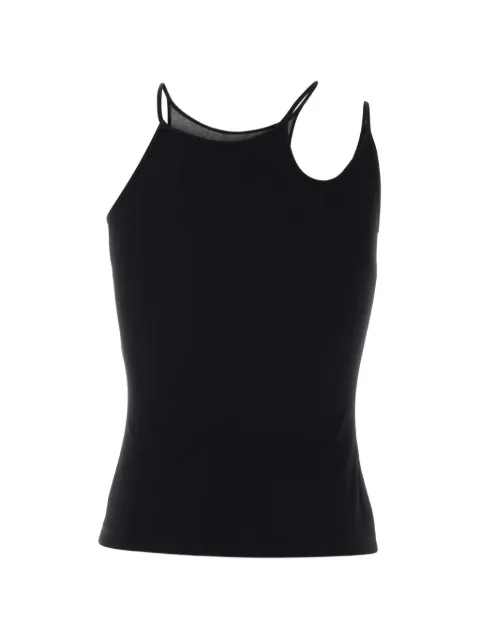 Alexander McQueen cut-out mesh tank top