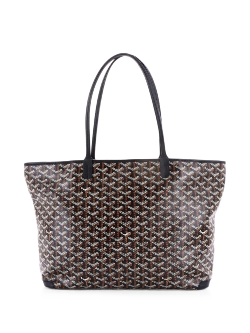 Goyard Pre-Owned Borsa a spalla Artois MM in tela cerata - Nero